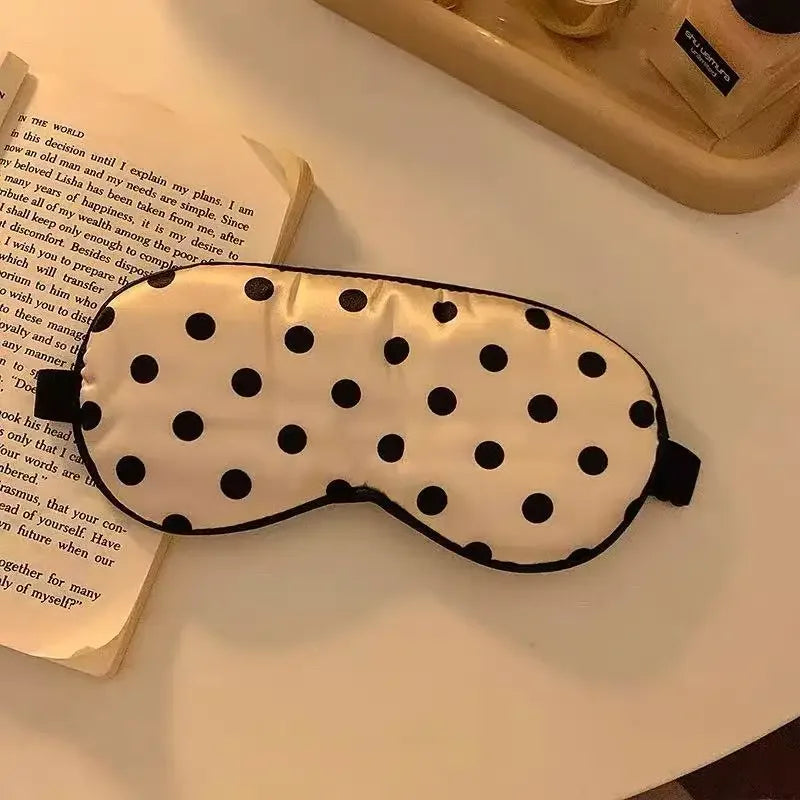 Imitated Silk Eye Patch Sleep Mask Eyepatch Travel Comfort