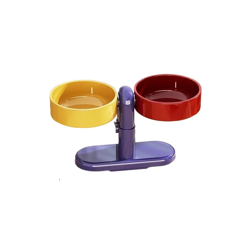 Elevated Adjustable Pet Feeding Bowl For Small Dogs