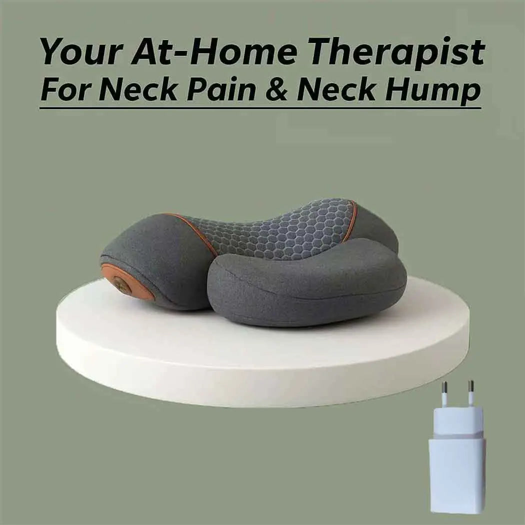 Okayso Electric Neck Massager With Traction Heat And Vibration