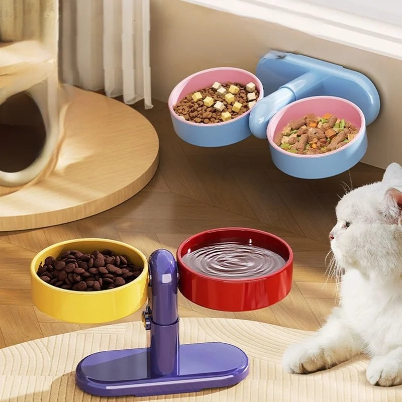 Elevated Adjustable Pet Feeding Bowl For Small Dogs