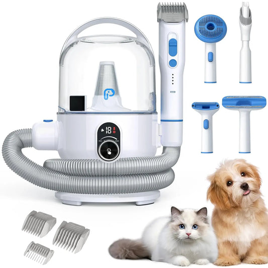 HiMISS Dog Grooming Kit With Vacuum Suction And Grooming Tools