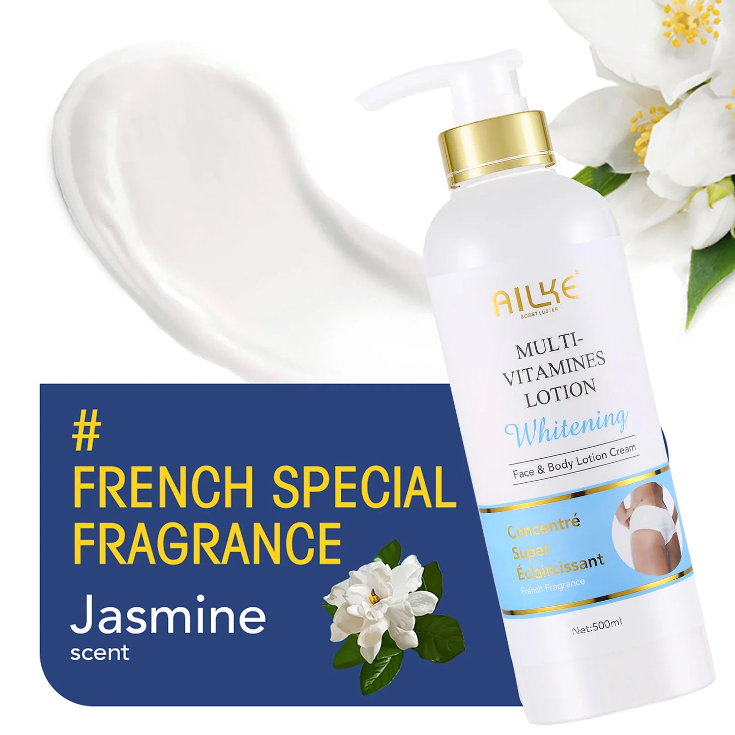 AILKE Vitamin Whitening Body Lotion For Radiant Even Skin Tone