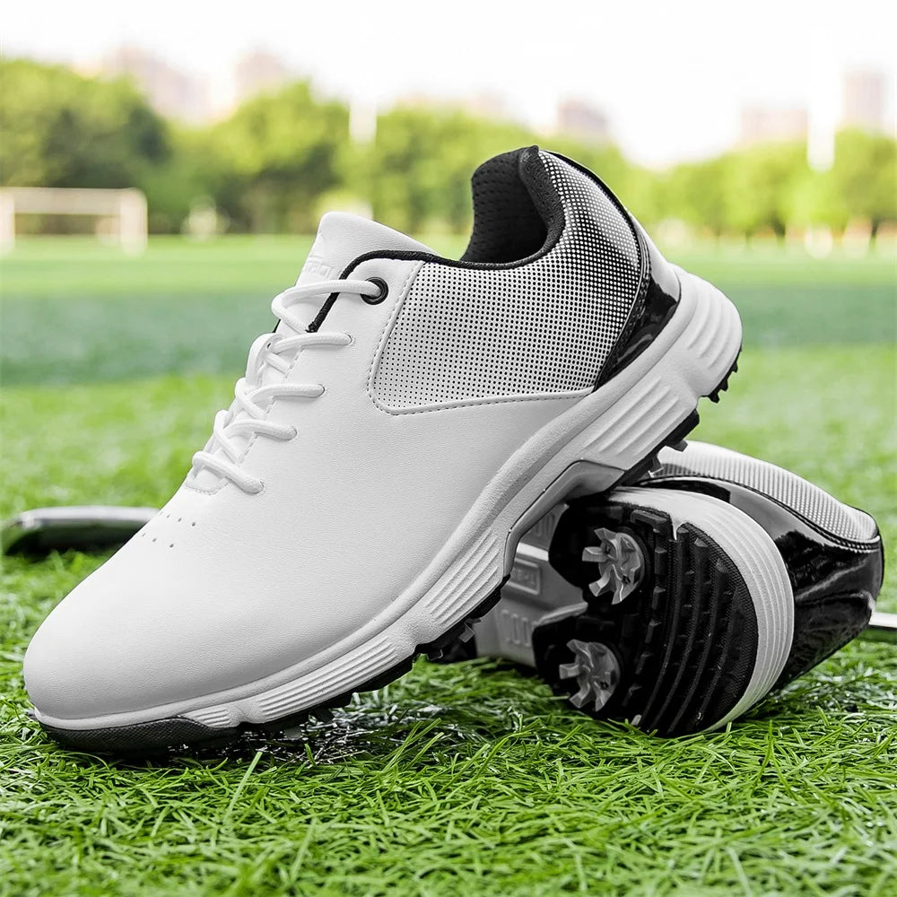 Zakey Men Waterproof Golf Shoes Anti Slip Walking Footwear