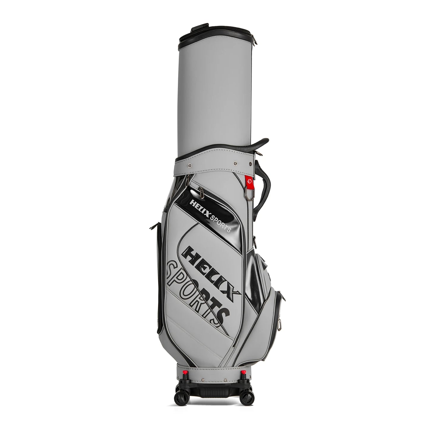 HELIX All-In-One Golf Travel Bag With 4 Wheels And Locking Top