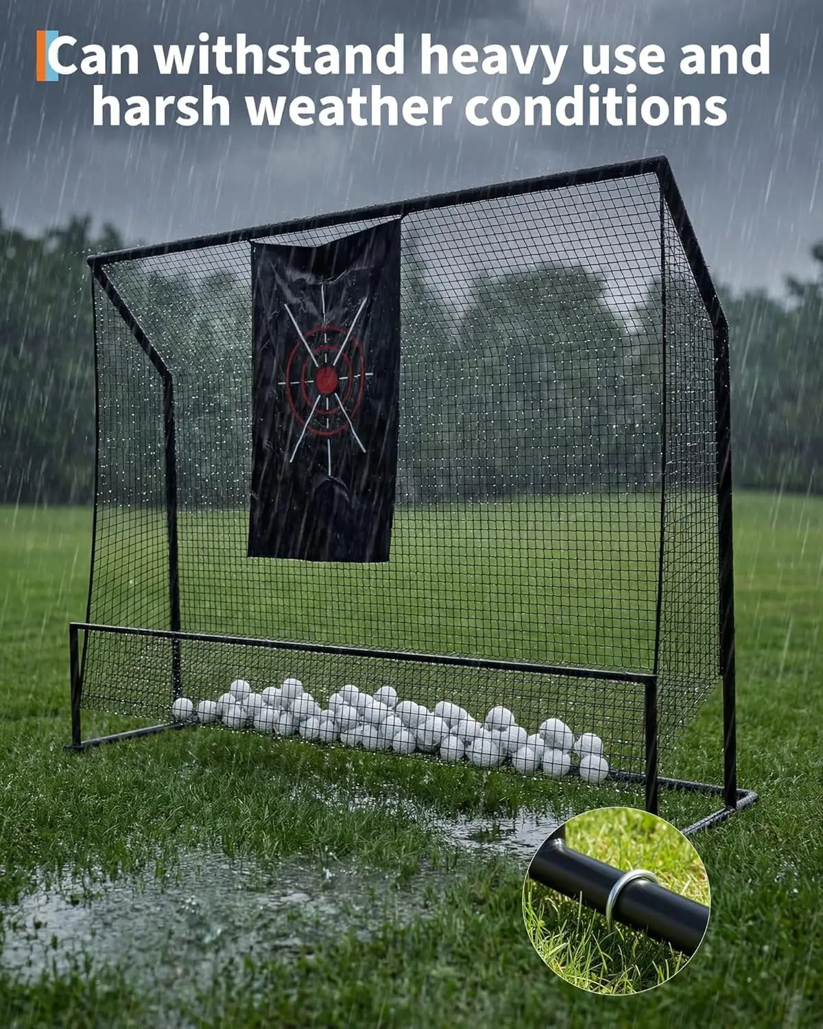 HiMISS Golf Practice Net for Indoor and Outdoor Use