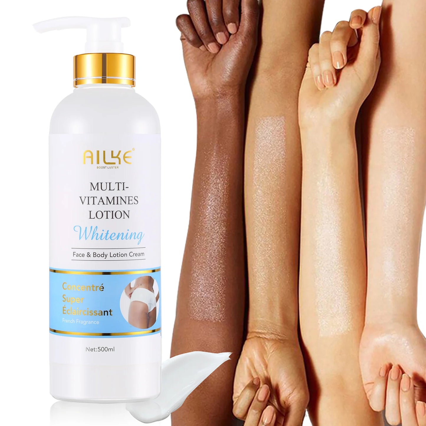 AILKE Vitamin Whitening Body Lotion For Radiant Even Skin Tone