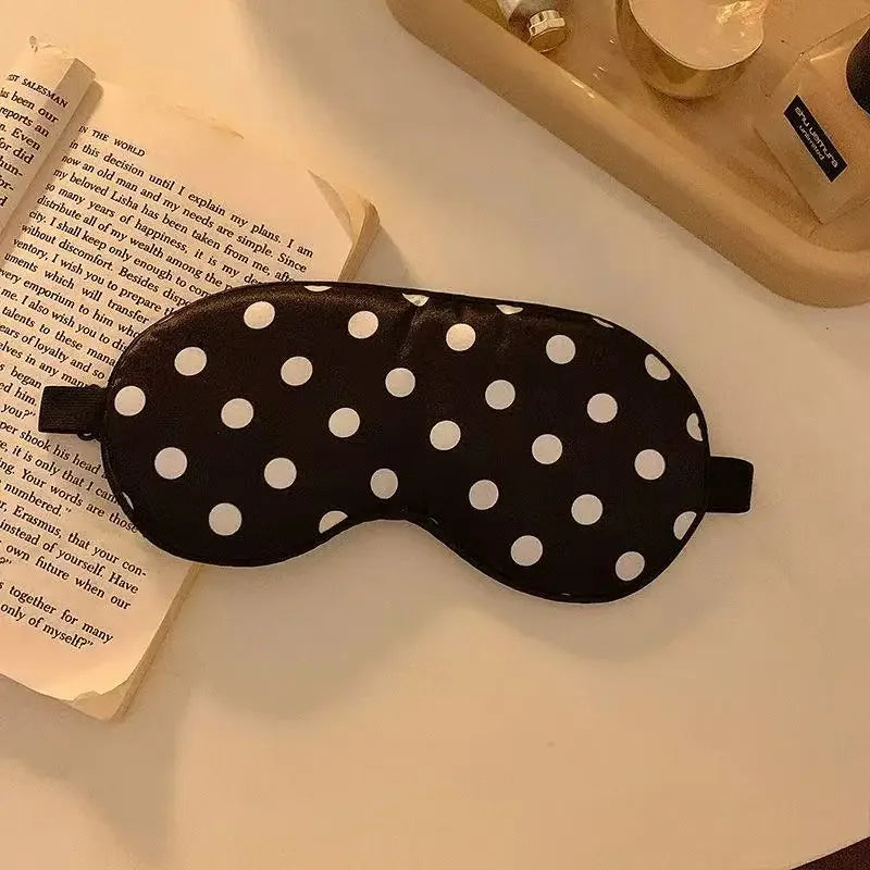 Imitated Silk Eye Patch Sleep Mask Eyepatch Travel Comfort