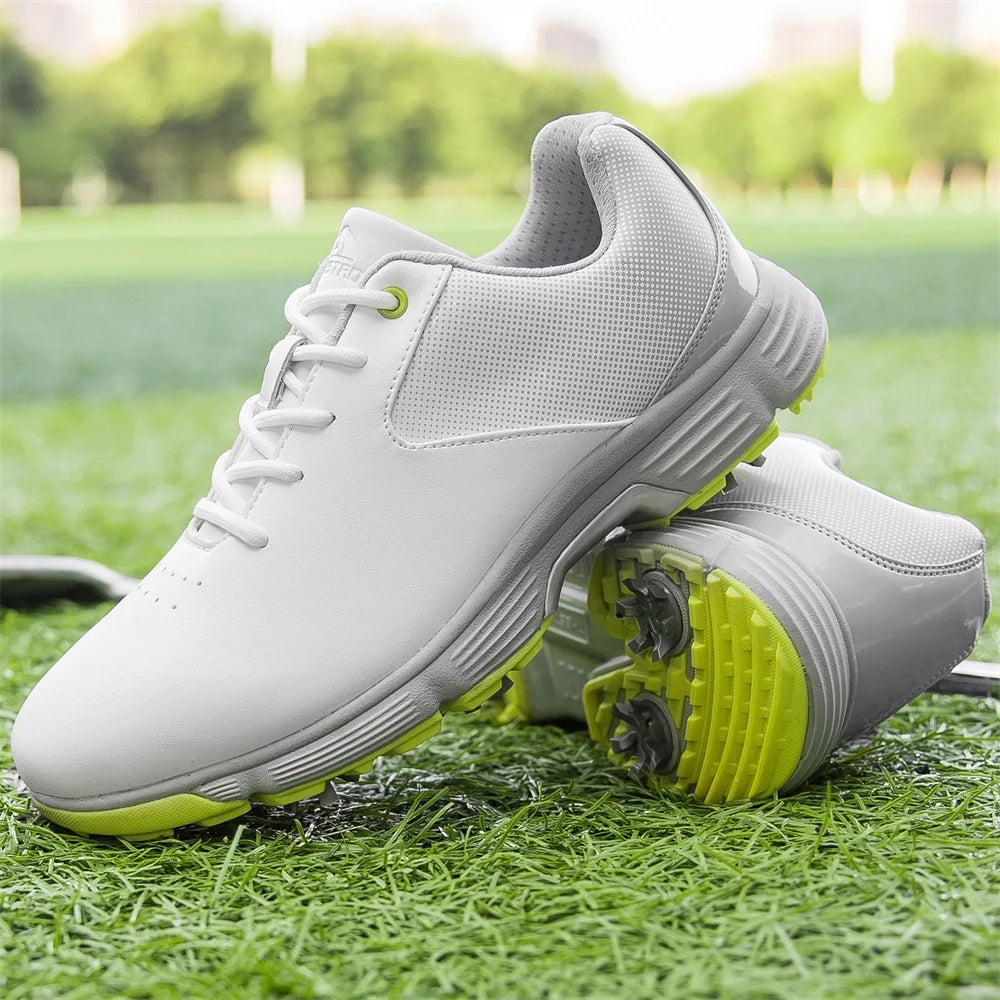 Zakey Men Waterproof Golf Shoes Anti Slip Walking Footwear