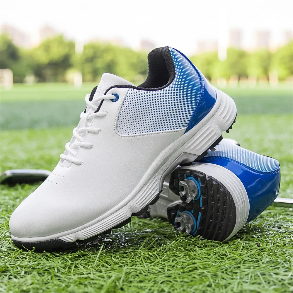 Zakey Men Waterproof Golf Shoes Anti Slip Walking Footwear