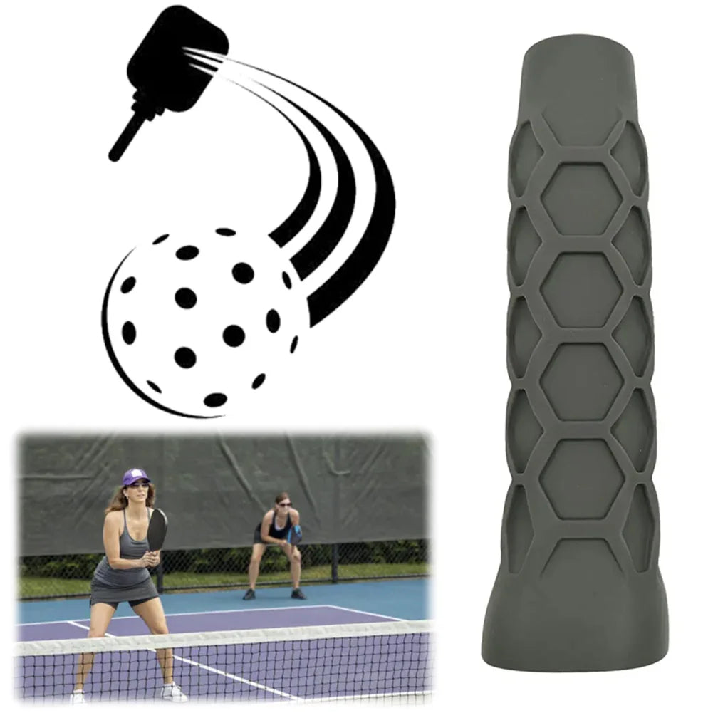 APWIKOGER Silicone Pickleball Paddle Grip Cover for Enhanced Control