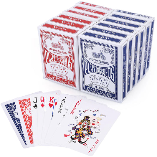Playing Cards 12 Decks Bulk Poker Size Standard Index
