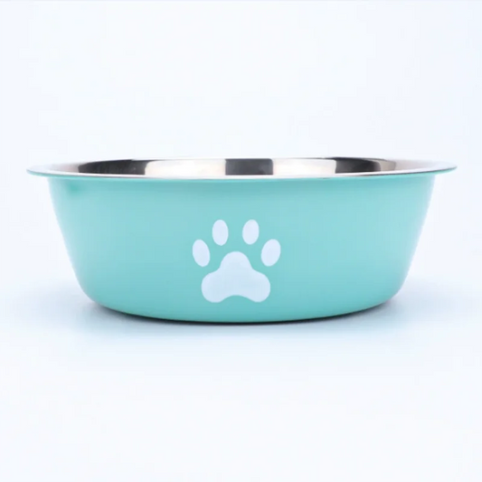 Large Capacity Dog Food Bowl Stainless Steel Anti Knock