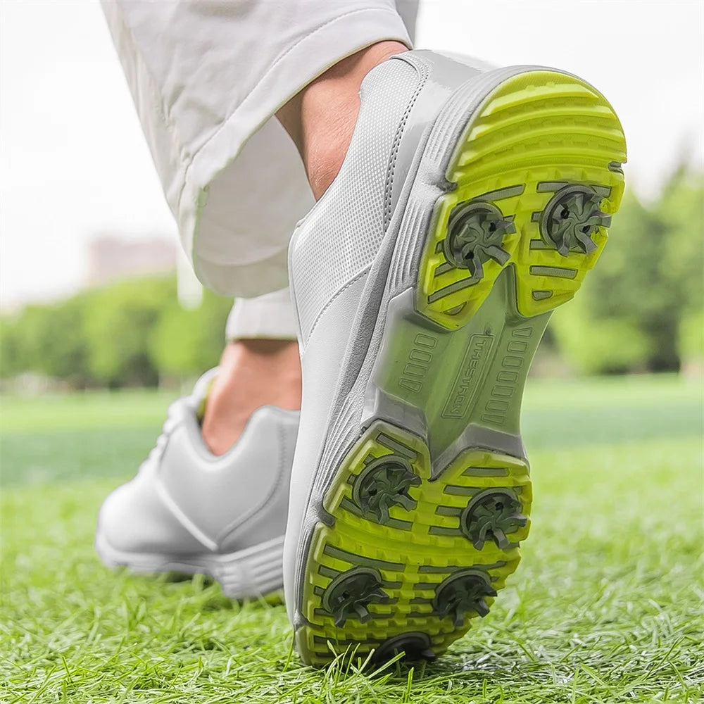 Zakey Men Waterproof Golf Shoes Anti Slip Walking Footwear