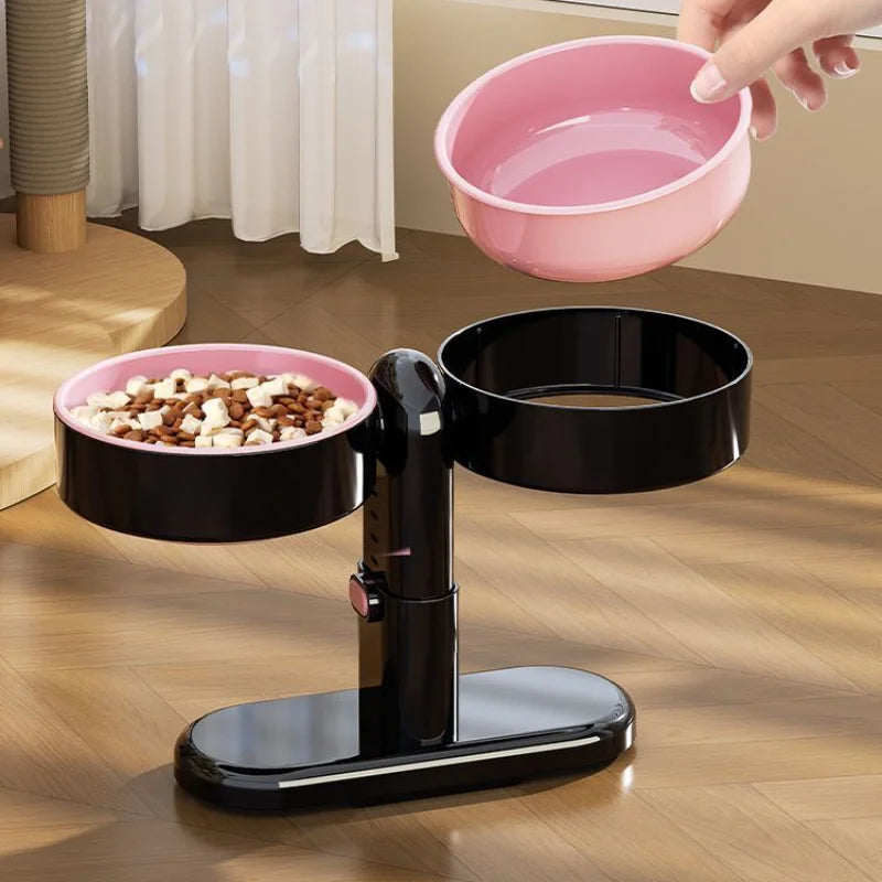 Elevated Adjustable Pet Feeding Bowl For Small Dogs