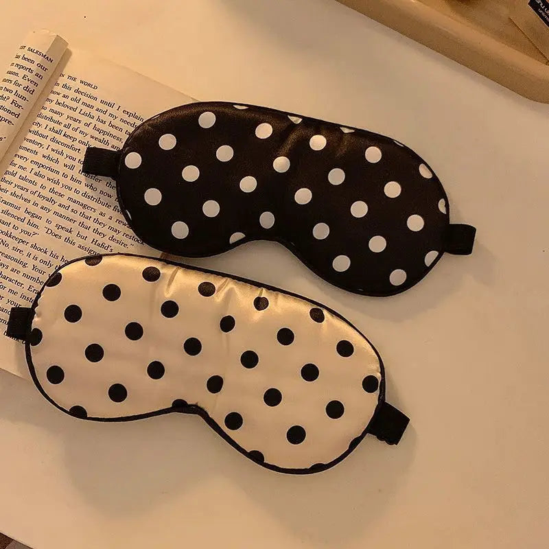 Imitated Silk Eye Patch Sleep Mask Eyepatch Travel Comfort