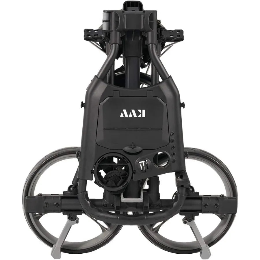 XMSJ 3 Wheel Compact Folding Golf Push Cart With Aluminum Frame