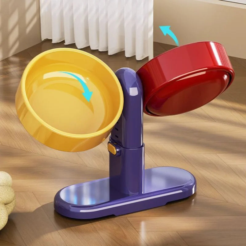 Elevated Adjustable Pet Feeding Bowl For Small Dogs