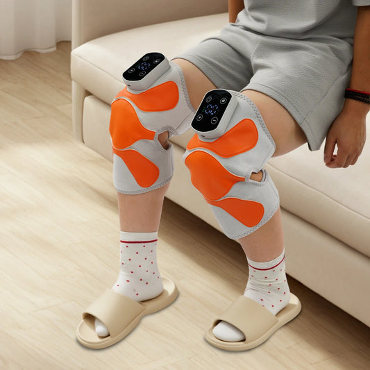 Portable Knee Massager With Heating And Vibrating Therapy Digital Display