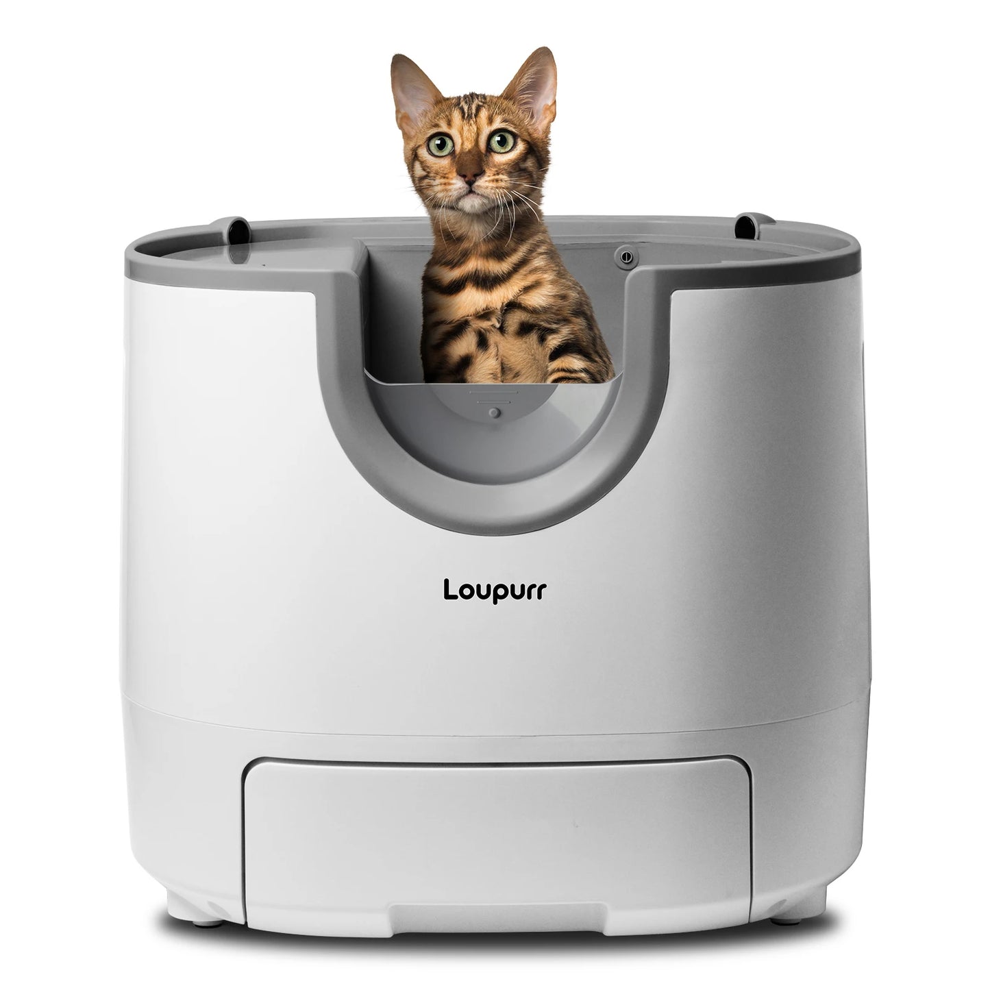 Loupurr L1 Open-Top Automatic Self-Cleaning Cat Litter Box