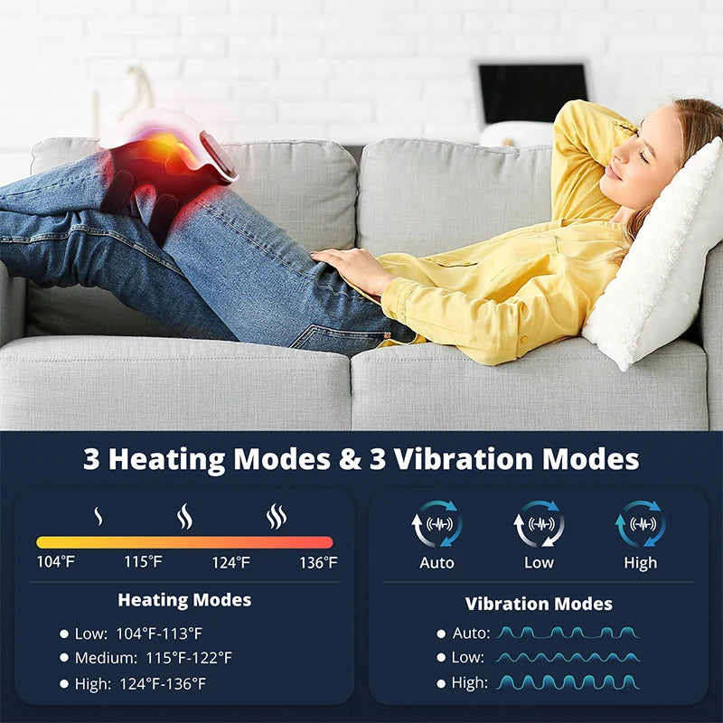Medcursor Electric Knee Massager Wireless Heating Pad
