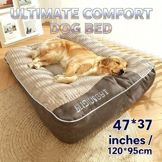 NONECN Extra Thick Orthopedic Dog Bed for Large Dogs