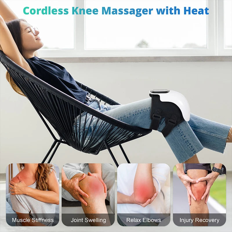 Medcursor Electric Knee Massager Wireless Heating Pad