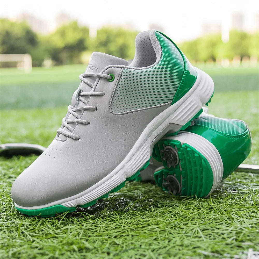 Zakey Men Waterproof Golf Shoes Anti Slip Walking Footwear