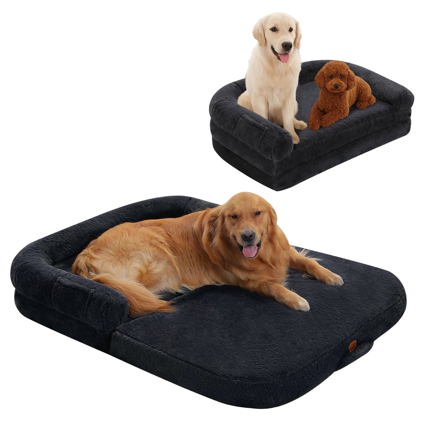 PAWZ Road Foldable Dog Bed For Adults And Large Dogs Washable Sofa Bed